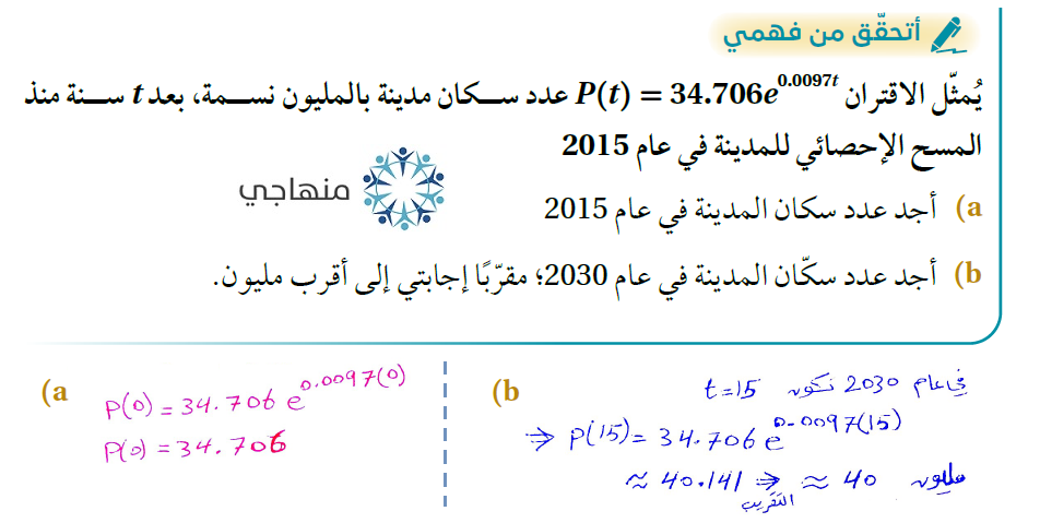 الاقترانات الأسية